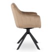Mebel Elite Вращающееся кресло Mumbai 2, бежевое, велюровое, ME.MUMBAI/BZ/V/K - Home Club, изображение 9