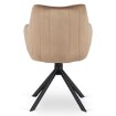 Mebel Elite Вращающееся кресло Mumbai 2, бежевое, велюровое, ME.MUMBAI/BZ/V/K - Home Club, изображение 10