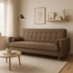 Mebel Elite Комплект из 2 диванов-кроватей Malta, коричневого цвета, PPHUE.MAXIM/POLARIS4/Z2/WER - Home Club, изображение 2