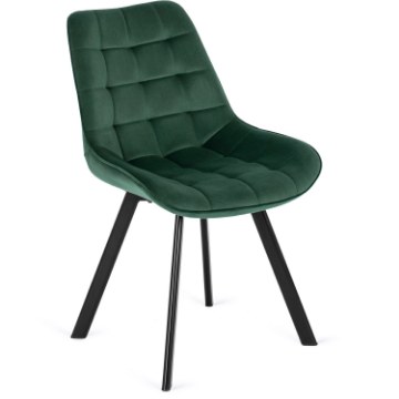 Mebel Elite Стілець Rick зеленого кольору з велюру, ME.RICK/Z/V/K - Home Club
