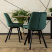 Mebel Elite Стул Rick зелёного цвета из велюра, ME.RICK/Z/V/K - Home Club, изображение 3