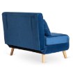 Mebel Elite Двухместное раскладное кресло Marry 2, темно-синее, ME.MARRY2/GR/DNAT/T/FW - Home Club, изображение 7