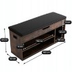 Mebel Elite Шафа для взуття Alec 100 см, дуб рустикальний/чорний, ME.ALEC/DRU/CZ/SZAFKBUT - Home Club, зображення 7