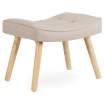 Mebel Elite Кресло Lozano 2 с подставкой для ног, бежевое, ME.LOZANO2/BZ/DK/T/FW - Home Club, изображение 8