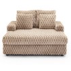 Mebel Elite Кресло для отдыха Kobel, коричневое, плюшевое, ME.KOBEL/BR/VP/FW - Home Club, изображение 3