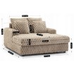 Mebel Elite Кресло для отдыха Kobel, коричневое, плюшевое, ME.KOBEL/BR/VP/FW - Home Club, изображение 10