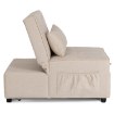 Mebel Elite Раскладной кресло Iberis 80 см для сна, бежевого цвета, ME.IBERIS/BZ/T/FW80 - Home Club, изображение 4