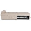 Mebel Elite Раскладной кресло Iberis 80 см для сна, бежевого цвета, ME.IBERIS/BZ/T/FW80 - Home Club, изображение 6