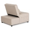 Mebel Elite Раскладной кресло Iberis 80 см для сна, бежевого цвета, ME.IBERIS/BZ/T/FW80 - Home Club, изображение 7