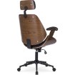Mebel Elite Обертове крісло Fabian, горіх/чорний, екошкіра, ME.FABIAN/O/CZ/E/FO - Home Club, зображення 5