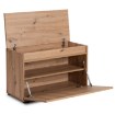 Mebel Elite Шкафчик для обуви Prato 80 см, дуб Artisan/графит, W.PRATO/110/DA/SZAFK - Home Club, изображение 3