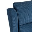 Mebel Elite Розкладне крісло з функцією масажу Sebastian, темно-синє, з вельветової тканини, ME.SEBASTIAN/GR/SZTR/FW - Home Club, зображення 12
