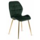 Mebel Elite Стілець Lucky зелений велюровий, ME.LUCKY/Z/ZL/V/K - Home Club
