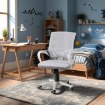 Mebel Elite Обертове крісло Nate, сіре, ME.NATE/P/B/T/FO - Home Club, зображення 2