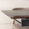 Mebel Elite Стол Lizbona, керамический, раскладной, 160–200 см, черный/орех, ME.LIZBONA/CZ/O/CER/S160-200 - Home Club, изображение 5
