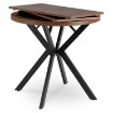 Mebel Elite Стіл Dorian, розкладний, 80–160 см, дуб у стилі рустик/чорний, ME.DORIAN/DRU/CZ/S - Home Club, зображення 6