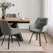 Mebel Elite Обертове крісло Luna 2, сіре, ME.LUNA2/P/T/K - Home Club, зображення 2