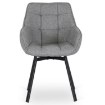 Mebel Elite Обертове крісло Luna 2, сіре, ME.LUNA2/P/T/K - Home Club, зображення 4