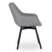 Mebel Elite Обертове крісло Luna 2, сіре, ME.LUNA2/P/T/K - Home Club, зображення 5