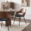 Mebel Elite Стілець Orbi, горіх/чорний, ME.ORBI/CZ/O/T/K - Home Club, зображення 2
