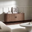 Mebel Elite Комод Trish 180 см, двухдверный, с выдвижными ящиками, орех, ME.TRISH/O/KOM180 - Home Club, изображение 2