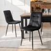 Mebel Elite Стілець Peru, чорний, велюровий, ME.PERU/CZ/V/K - Home Club, зображення 2