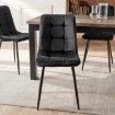 Mebel Elite Стілець Peru, чорний, велюровий, ME.PERU/CZ/V/K - Home Club, зображення 3