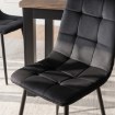 Mebel Elite Стілець Peru, чорний, велюровий, ME.PERU/CZ/V/K - Home Club, зображення 5
