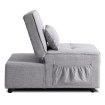 Mebel Elite Раскладной кресло Iberis 80 см для сна, серого цвета, ME.IBERIS/P/T/FW80 - Home Club, изображение 6