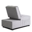 Mebel Elite Раскладной кресло Iberis 80 см для сна, серого цвета, ME.IBERIS/P/T/FW80 - Home Club, изображение 7