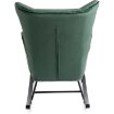 Mebel Elite Крісло-гойдалка Jackson, зелене, велюрове, ME.JACKSON/Z/V/FW - Home Club, зображення 5