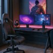 Mebel Elite Игровой стол Bleck 120 см, черный, ME.BLECK/CZ/B - Home Club, изображение 2