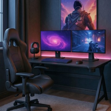 Mebel Elite Игровой стол Bleck 120 см, черный, ME.BLECK/CZ/B - Home Club