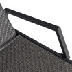 Mebel Elite Садовый шезлонг Roule из техноротанга, черный, ME.ROULE/CZ/RT/OGR/LEZ - Home Club, изображение 6