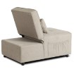 Mebel Elite Раскладной кресло Iberis 67 см для сна, бежевого цвета, ME.IBERIS/BZ/T/FW67 - Home Club, изображение 8