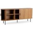 Mebel Elite Комода Trish 180 см, дводверна, розсувна, дуб, ME.TRISH/D/KOM180 - Home Club, зображення 3