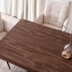 Mebel Elite Комплект: стол Hampton 160–240 см (орех/чёрный) и 4 стула Akita (кремовый), HAMPTON/O/CZ/S160-240/AKITA/KR/SZTR/Z4/K - Home Club, изображение 6