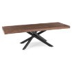 Mebel Elite Комплект: стол Hampton 160–240 см (орех/чёрный) и 4 стула Akita (кремовый), HAMPTON/O/CZ/S160-240/AKITA/KR/SZTR/Z4/K - Home Club, изображение 9