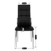 Mebel Elite Стул Molly, чёрный, экокожа, ME.MOLLY/CZ/CH/E/K - Home Club, изображение 6