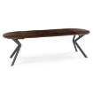 Mebel Elite Комплект: стіл Lukas 100–250 см (горіх/чорний) та 4 стільці Peru (чорні), LUKAS/O/CZ/S/PERU/CZ/V/Z4/K - Home Club, зображення 12