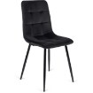 Mebel Elite Комплект: стіл Lukas 100–250 см (горіх/чорний) та 4 стільці Peru (чорні), LUKAS/O/CZ/S/PERU/CZ/V/Z4/K - Home Club, зображення 13