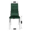 Mebel Elite Стул Molly, зеленый, велюровый, ME.MOLLY/Z/CH/V/K - Home Club, изображение 7