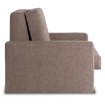 Mebel Elite Одноместное кресло-кровать Milan 1, бежевого цвета, PPHUE.MAJA1/POLARIS4/FW - Home Club, изображение 4