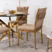 Mebel Elite Стул Dan, бежевый, плетеный, велюровый, ME.DAN/BZ/ZL/V/K - Home Club, изображение 5
