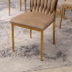Mebel Elite Стул Dan, бежевый, плетеный, велюровый, ME.DAN/BZ/ZL/V/K - Home Club, изображение 7