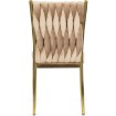 Mebel Elite Стул Dan, бежевый, плетеный, велюровый, ME.DAN/BZ/ZL/V/K - Home Club, изображение 11