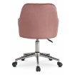 Mebel Elite Обертове крісло Tom, рожеве, велюрове, ME.TOM/R/CH/V/FO - Home Club, зображення 6