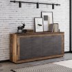 Mebel Elite Комода Blago 180 см, темний дуб/графіт, W.LUNEA/OSD/MA/KOM4D - Home Club, зображення 2