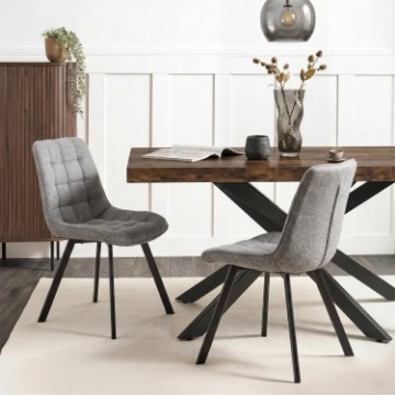 Mebel Elite Стілець Rick 2, сірий, ME.RICK2/P/T/K - Home Club