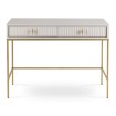 Mebel Elite Туалетний столик Marcos Кашмір/Золотий, рифлений, W.MAGGIORE/MA07/KASZ/N.ZL/U.ZL/B - Home Club, зображення 4